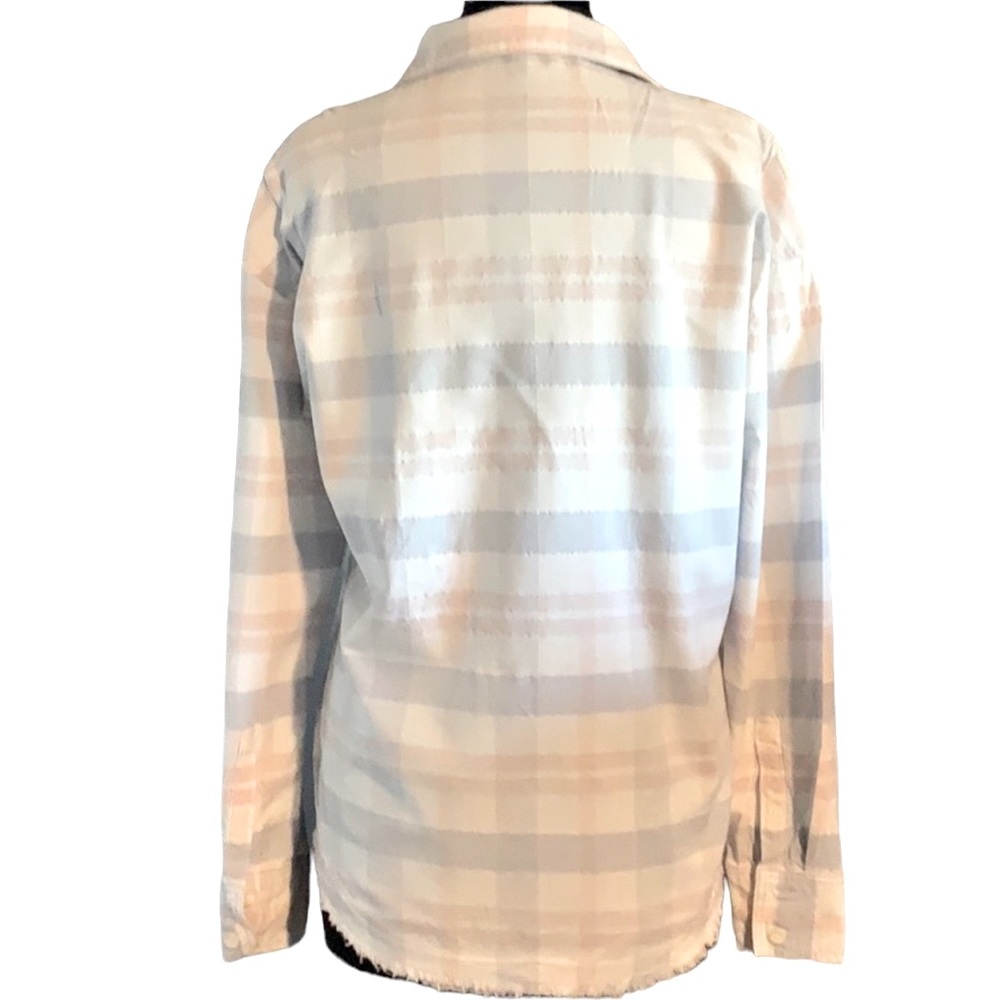 Free People Loveland Plaid Shirt Pastel Combo - Picture 4 of 8